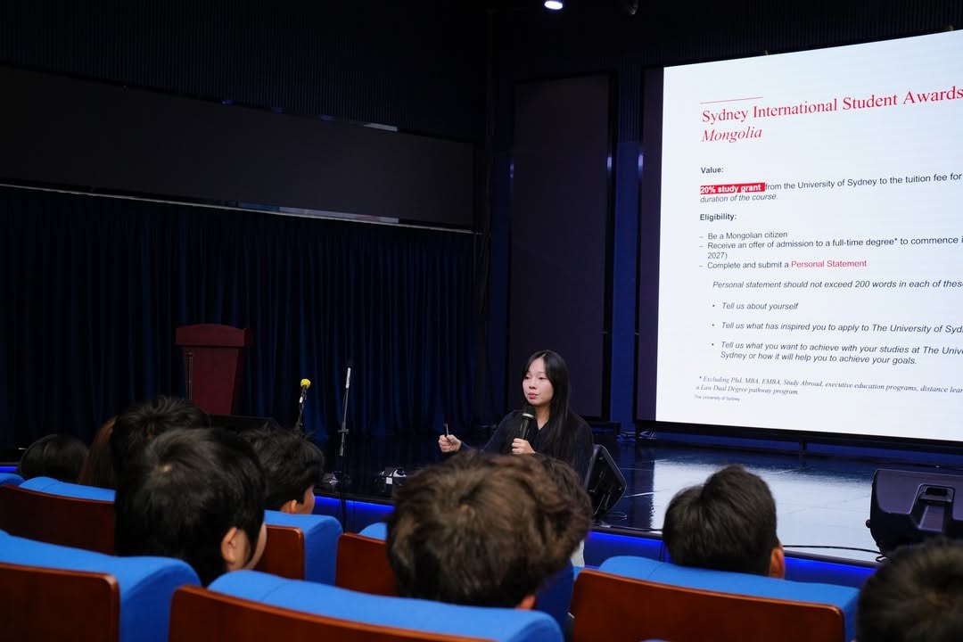 🎓 UNIVERSITY OF SYDNEY-ИЙН ТӨЛӨӨЛӨЛ МАНАЙ СУРГУУЛЬД ЗОЧИЛЛОО